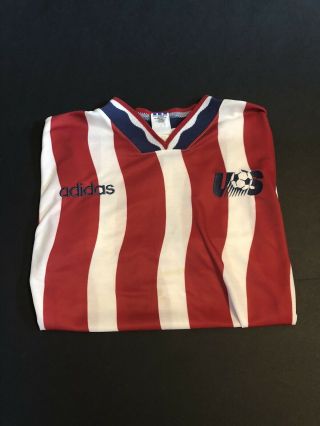 Vintage Adidas World Cup 1994 Men’s Usa Nation Team Soccer Jersey Size Small