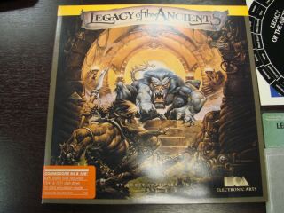 Vintage Legacy Of The Ancients Pc Game (2) 5.  25 " Disks By Electronic Arts