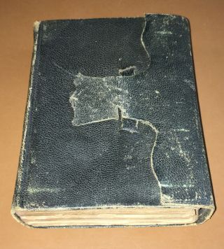 1864 American Bible Society Old Testament Civil War Era Holy Bible Leather