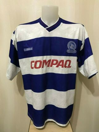 Queens Park Rangers 1994/1995 Home Size 42/44 " Football Shirt Jersey Qpr Soccer