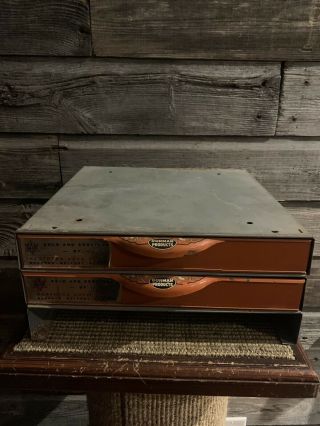 Vintage Dormans Products 3 Drawer Cabinet Garage Storage Cabinet