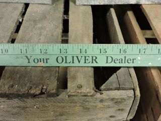 Vintage Oliver Tractor Dealership Yardstick,  Ebensburg,  Pa.