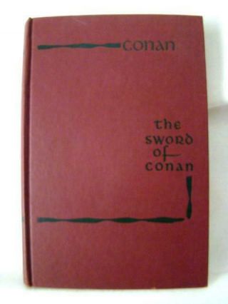 1952 The Sword Of Conan By Robert E.  Howard,  First Printing Gnome Press Hb Book
