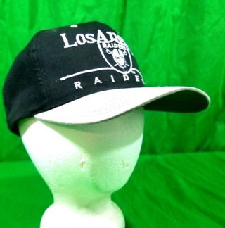 Vtg Eastport La Los Angeles Raiders Hat Team Nfl Football Snapback Cap