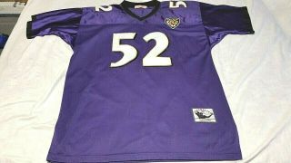 Ray Lewis Baltimore Ravens Mitchell & Ness Throw Back Jersey Mens Size 56 3xl
