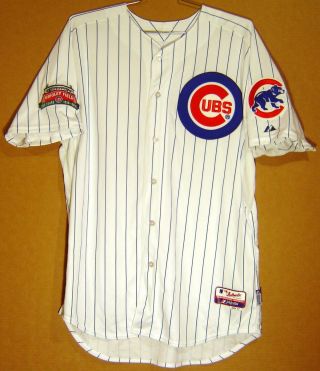 2014 Chicago Cubs Jorge Soler 68 Home White Pinstripe Size 52 Mlb Jersey