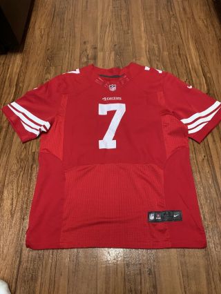 Nike On Field San Francisco 49ers Colin Kaepernick 7 NFL Sewn Jersey Mens XL 48 2