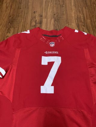 Nike On Field San Francisco 49ers Colin Kaepernick 7 NFL Sewn Jersey Mens XL 48 3