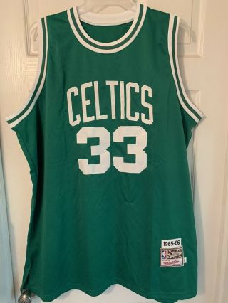 Boston Celtics - Larry Bird 33 - Mitchell And Ness Jersey Xxl Size 54