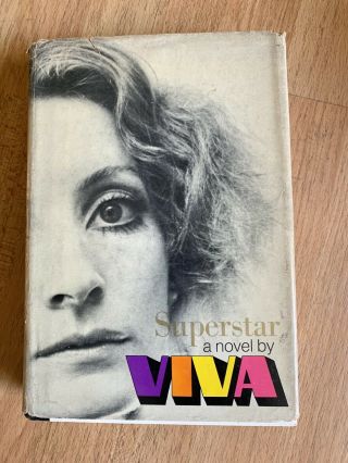 “superstar” Hardcover Book By Viva 1970 First Edition Andy Warhol The Factory