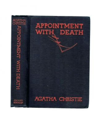 Vintage Agatha Christie Appointment With Death Grosset & Dunlap 1938 Excond
