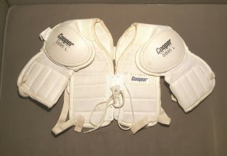 Cooper Sb95l Vintage Shoulder / Chest Protector For Hockey - Pads Guards