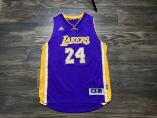 Adidas Los Angeles Lakers Swingman Jersey Kobe Bryant 24 Youth Large