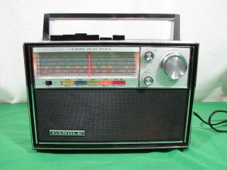 Candle Tk - 1848 Am Fm Mb Vhf Pb Sw Shortwave Radio Vintage 1964 Made In Japan