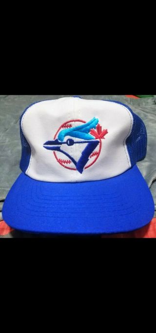 Vintage Ted Fletcher Toronto Blue Jays Trucker Style Snapback Hat Cap - One Size