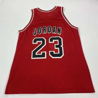 Mens 48 - Vtg 90s Nba Chicago Bulls 23 Michael Jordan Champion Print Jersey Usa