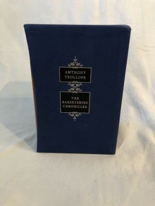 Folio Society Anthony Trollope 3 Vol The Barsetshire Chronicles In Slipcase Nrmt