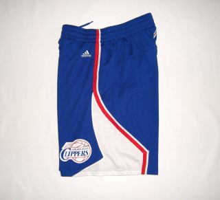 Adidas La Clippers Nba Team Issue Game Basketball Shorts Large Pro Cut Pe Worn