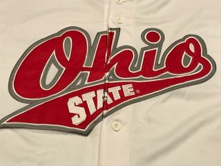 Ohio State University OSU Buckeyes Vintage Colosseum Baseball Jersey NCAA XXL 3