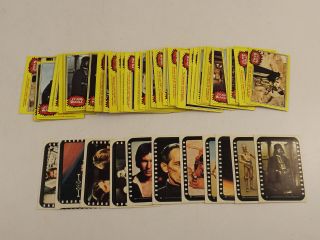 Vtg 1977 Topps Star Wars Series 3 Yellow Cards 133 - 198 (66 Cards) & 11 Stickers