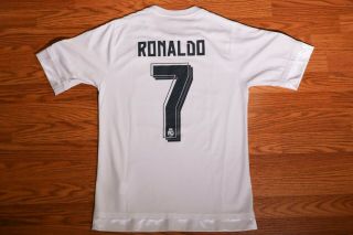 Adidas Real Madrid Ronaldo 7 2015/16 Player Version Jersey M