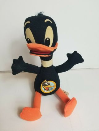 Vintage 1970s Daffy Duck Plush Warner Bros 70s W/ Tags Mighty Star Looney Tunes