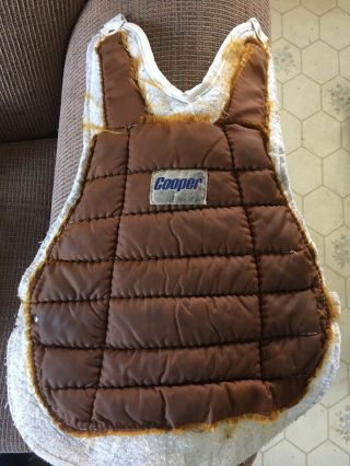 Vintage Cooper Bp29 Hockey Goalie Chest Protector Baseball Pads Old Time