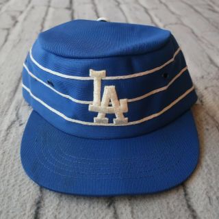 Vintage 90s Los Angeles Dodgers Pillbox Snapback Hat 90s Cap Rare
