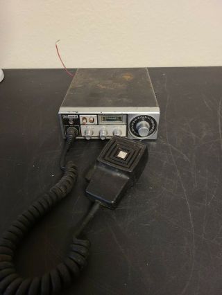 Vintage Dak Mark Iii 40 Channel Mobile Cb Radio Transceiver With Mic