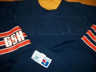 1980s Chicago Bears Blank Authentic Game Jersey Size 48 Russell Usa Vtg Rare 1