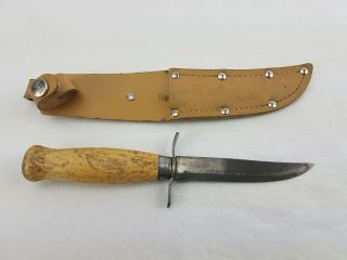 Vintage Frosts Mora Sweden Hunting Knife - 4 " Fixed Blade