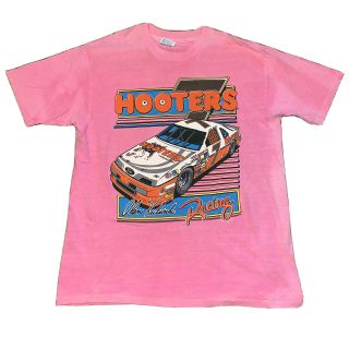 Vintage 1992 Winston Cup Champion Alan Kulwicki 7 Hooters Racing T - Shirt L/xl