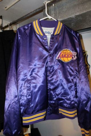 Vintage Chalkline Large La Lakers Basketball Jacket Near