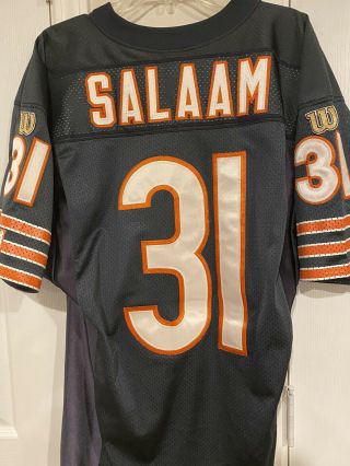 Vintage Authentic Wilson Chicago Bears Rashaan Salaam Procut Jersey Size 44