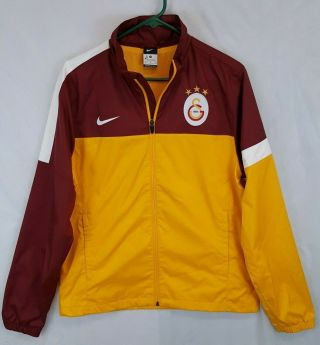Nike Galatasaray Sg Mens Sz M Warm Up Track Jacket Turkey Fifa Soccer Ath As