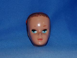 Vintage Miss Barbie Doll Sleep Eyes Head Only,  Orange Band