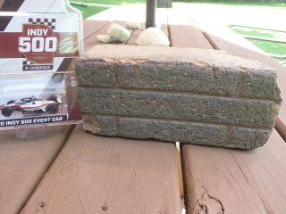 Indy 500 Indianapolis Motor Speedway Brick Poston Block