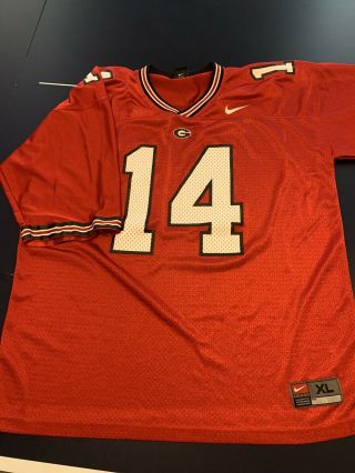 Vintage Nike University Of Georgia Jersey Size Xl 90s Red