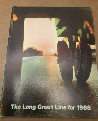 Vintage 1968 John Deere Modern Farming “the Long Green Line”brochure -
