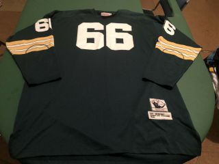 Ray Nitschke Green Bay Packers Mitchell & Ness Throwback Jersey Size 60