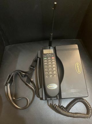 Vintage 1993 Audiovox Bag Phone Car Mobile Cell Phone W Conversion Kit Ctx - 3200e