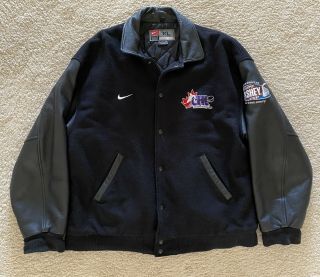 Rare Chl Canadian Hockey League Nike Leather Jacket All Star Series Hershey Cup