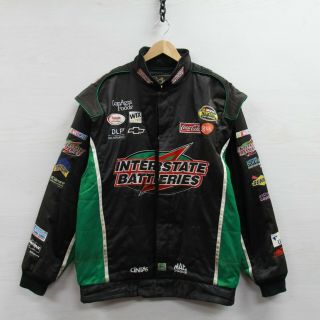 Vintage Kyle Busch Interstate Batteries Chase Insulated Racing Jacket Xl Nascar
