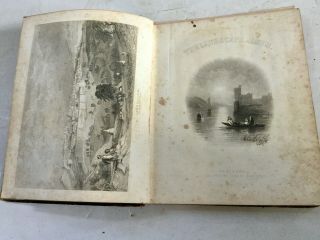 c1850 ' s Hand Written Prose Autograph Book Ms.  Bettie Choate Baltimore Caligraohy 3