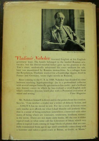 Lolita,  by Vladimir Nabokov — HC/DJ,  probable first U.  S.  printing 2