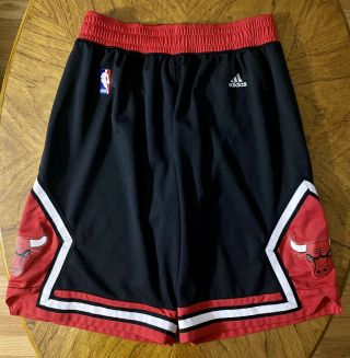 Adidas Nba Chicago Bulls Authentic Basketball Shorts Men Medium Official Logo Og