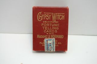 Vtg 1903 Gypsy Witch Fortune Telling Cards Madame Le Normand Boxed Set W/instruc