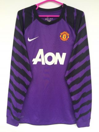 Manchester United 2010 2011 Nike Goalkeeper Football Shirt Jersey Kit Purple