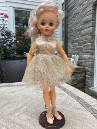 Rare Vintage Ideal Vt 18 Revlon Doll Pink Hair Fairy Ballerina.