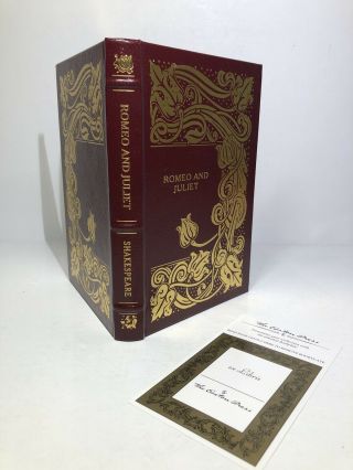 Easton Press Romeo And Juliet By William Shakespeare Leather Collector 